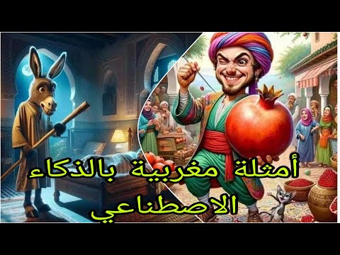 امثلة مغربية بالذكاء الاصطناعي لي عارف شي مثال يكتبو فتعليق 