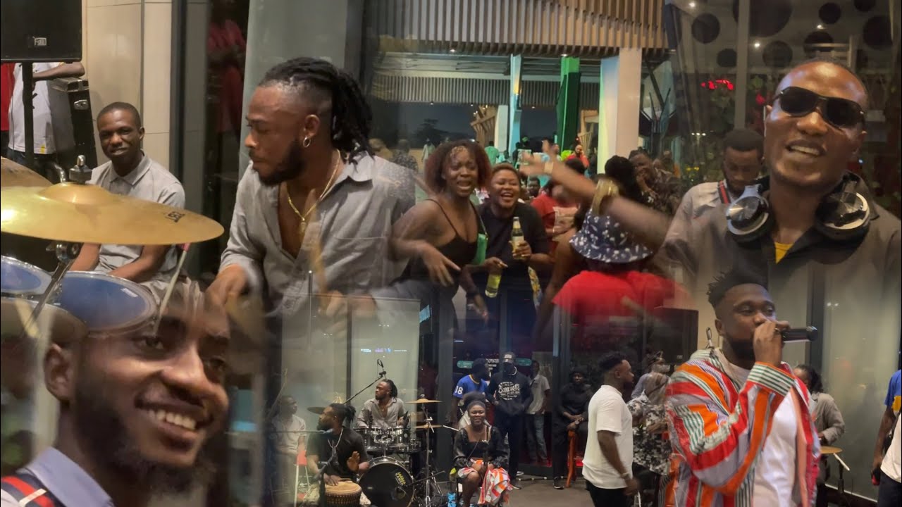 Best🔥Hi life Jam Session From the Incredible Patch Bay Band at Kumasi City Mall‼️Great Vibes🎧🎛️