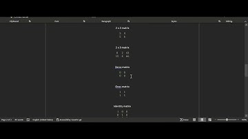 Vector & matrix operations 2