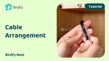 (Old Version) How to Arrange the Cables of Your Birdfy Nest Duo - Birdfy Nest Duo Tutorial