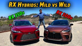 Efficiency Or Performance? Lexus Finally Offers A Choice | 2023 RX 350h &amp; 500h First Drive