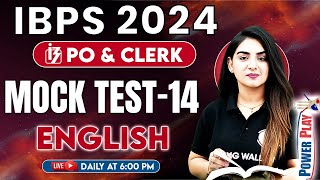 IBPS PO & Clerk 2024 | English Mock Test by Anchal Mam #14