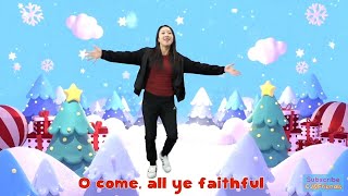 O Come All Ye Faithful | Christmas Dance-Along for Kids | CJ \& Friends