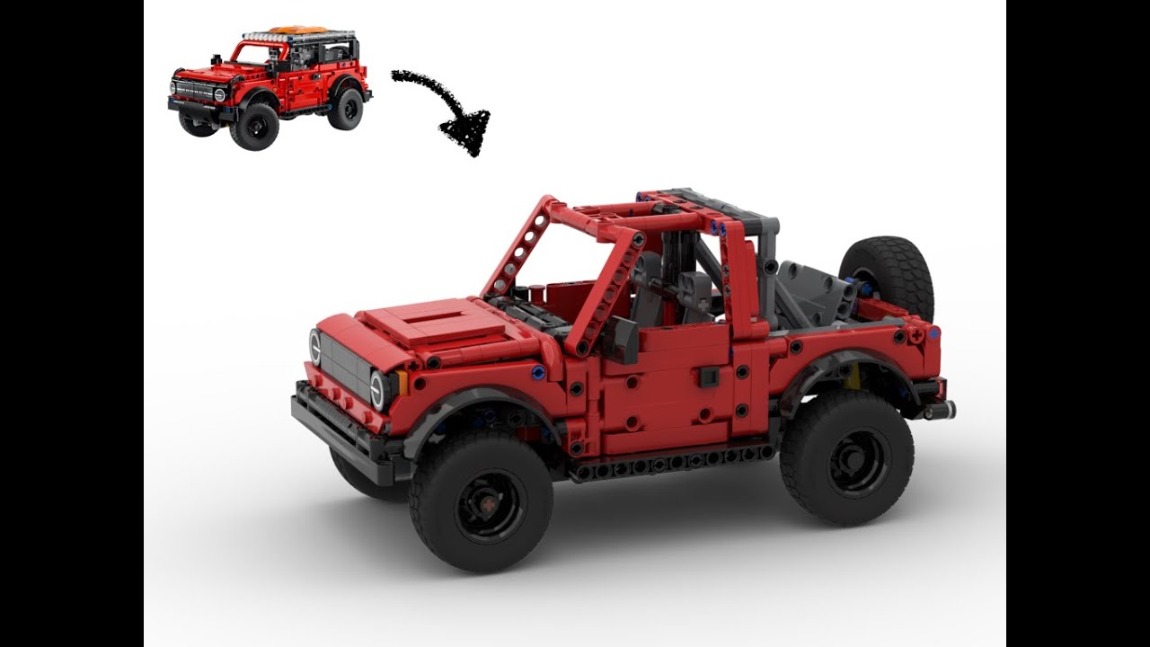 LEGO MOC-245910 42213 C model Suzuki Samurai by gyenesvi