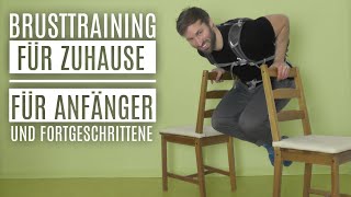 Brustübungen für zuhause – Brusttraining ohne Geräte für Anfänger und Fortgeschrittene