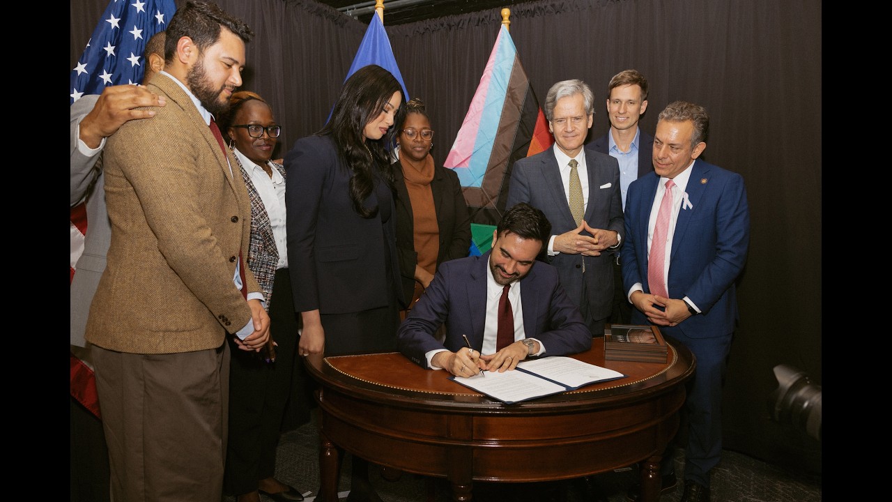 Mayor Mamdani Signs Executive Order Establishing the Mayor's Office of LGBTQIA+ Affairs at the Brooklyn Community Pride Center; Appoints Taylor Brown as Director