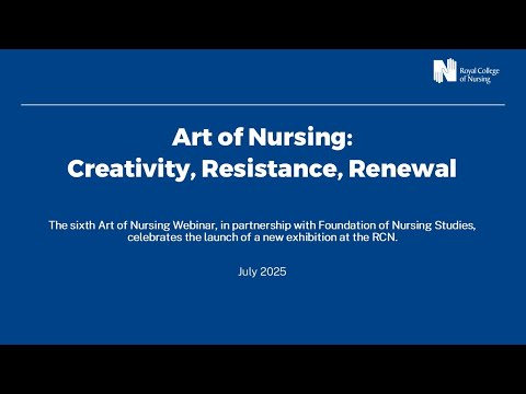 The Art Of Nursing Creativity Resistance Renewal