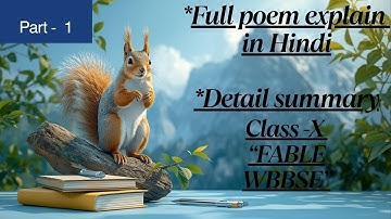 “FABLE” by Ralph Waldo Emerson | Full Explanation + Summary + Q&A |Class 10 WBBSE| Horizon EduHub WB