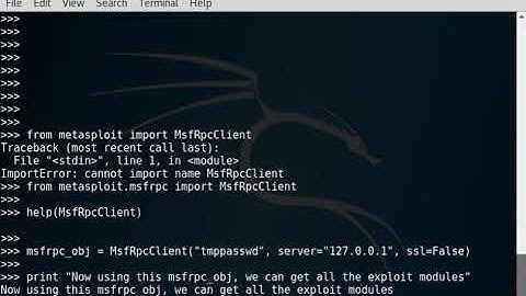 Python: Metasploit automation using msfrpc and pymetasploit - part2