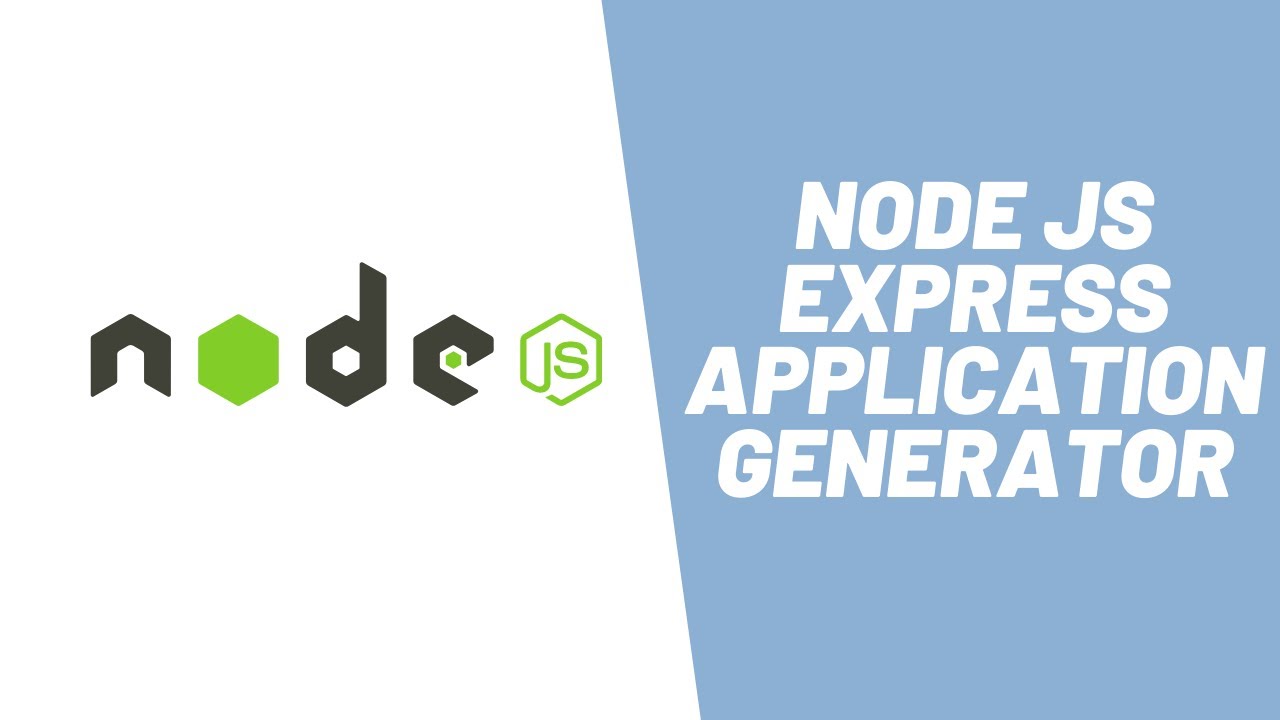 How to use Express Application Generator (Boilerplate) (Node JS)