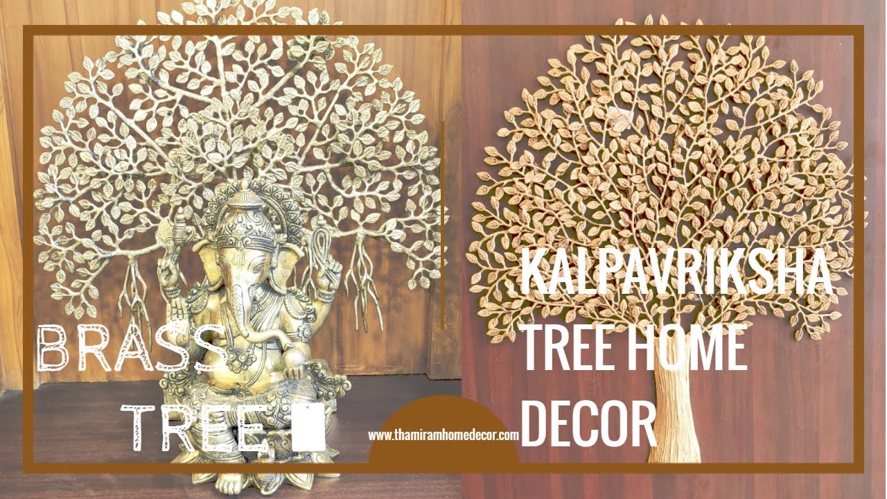 BRASS KALPAVRIKSHA TREE BRASS TREE FOR HOME DECOR KARPAGAVRIKSHAM