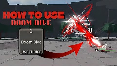 HOW TO USE MONSTER GAROU FIRST MOVE (Doom Dive) | The Strongest BattleGrounds | Roblox