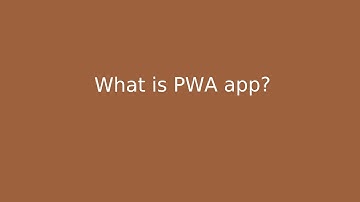 Pwa introduction Part-1