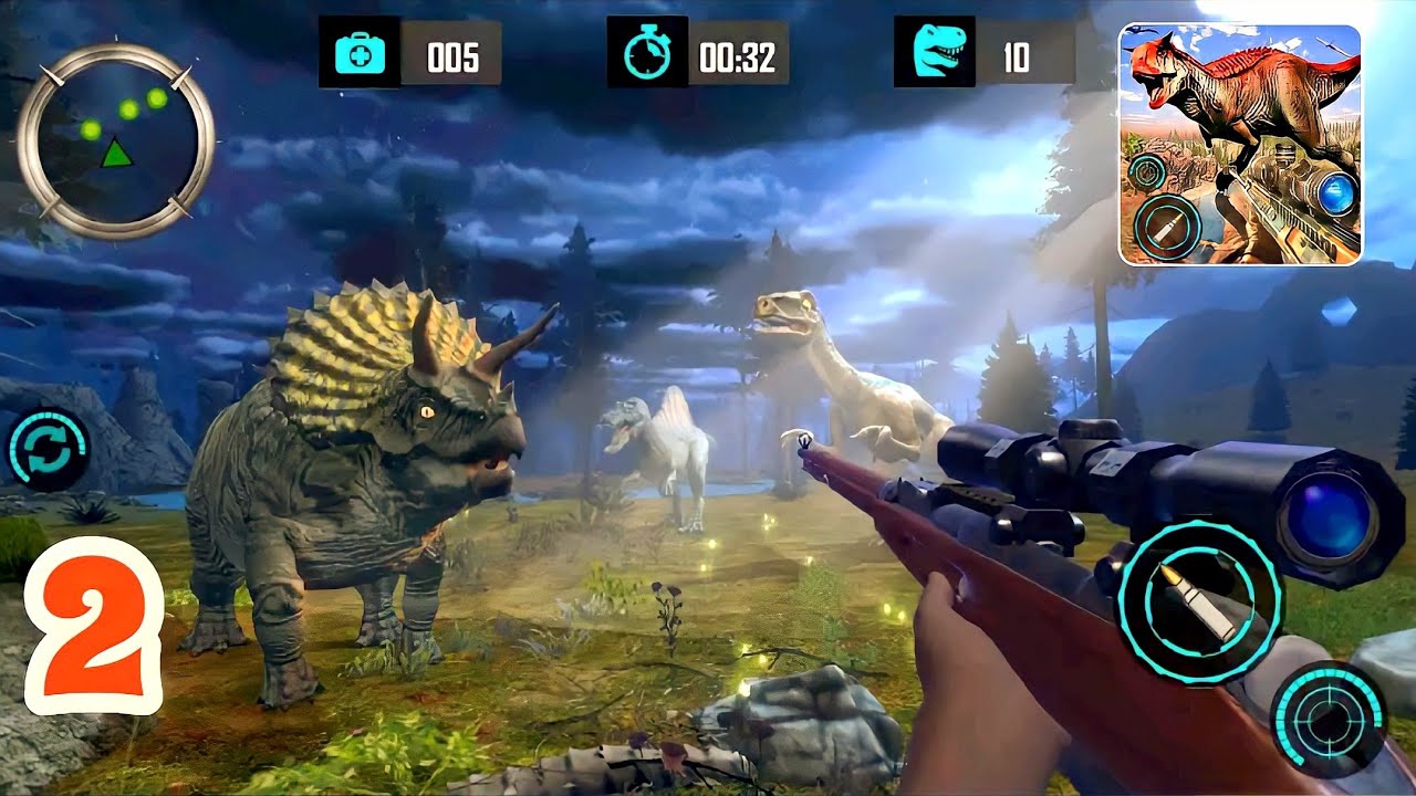 Real Dino Hunter - Android Gameplay - Part 2 - YouTube