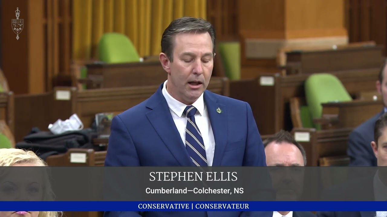 Dr. Stephen Ellis MP Speaking in Canadian Parliament, 13 May 2022 YouTube