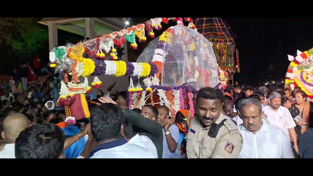 ಶ್ರೀ ಕ್ಷೇತ್ರ ಆದಿ ಚುಂಚನಗಿರಿ ಕಾಲಭೈರವೇಶ್ವರ ಸ್ವಾಮಿ ರಥೋತ್ಸವ ಸಂಪನ್ನ  #chunchanagiri 