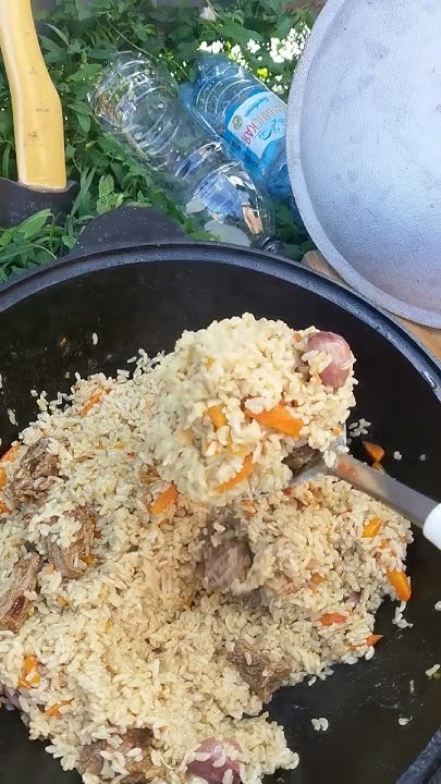 Плов в казане! #едимвкусно#казан#плов#любимый - YouTube