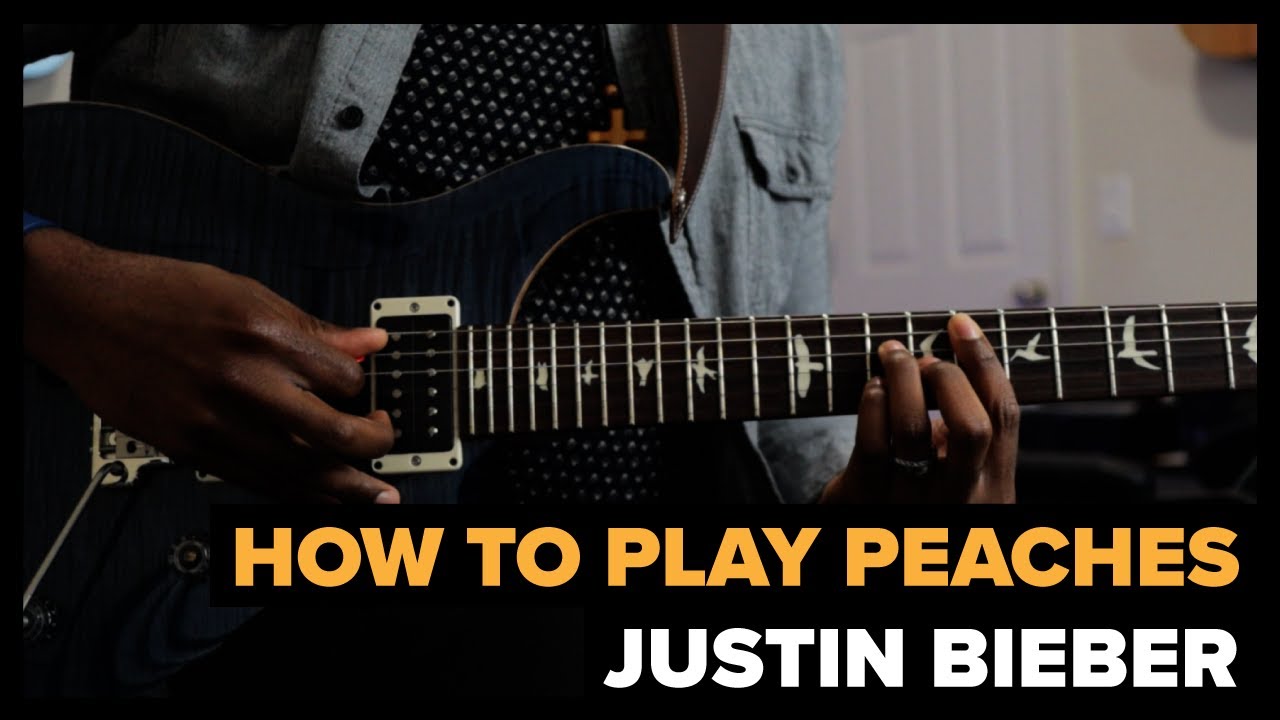 The easiest way to play Justin Bieber's Peaches in 30 seconds