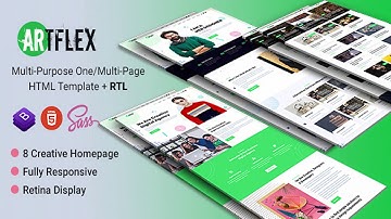 Artflex | Multi-Purpose One/Multi-Page HTML Templates | Themeforest Website Templates and Themes