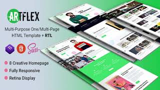 Artflex | Multi-Purpose One/Multi-Page HTML Templates | Themeforest Website Templates and Themes