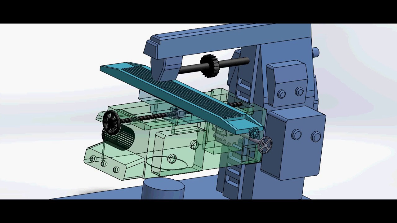 Milling Machine Animation - YouTube