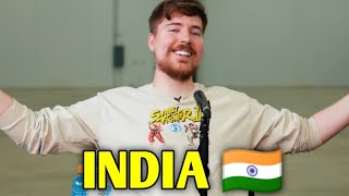 @MrBeast On Hindi Language & India 🇮🇳 | MrBeast Interesting Facts | Mr Beast Reacts | #shorts