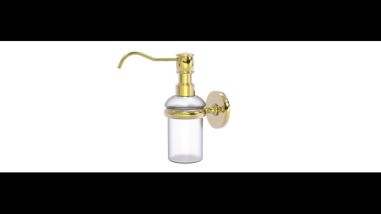 Allied Brass - Prestige Skyline Collection Wall Mounted Soap Dispenser P1060-UNL