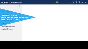 Embedded System Management: Programming User Speed Call Keys: MiVoice Business