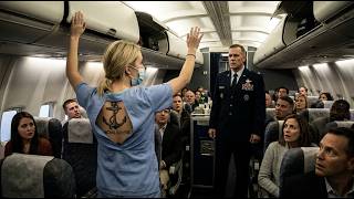 They Mocked a Nurse in First Class — Until a Marine Commander Noticed Her Tattoo and Froze