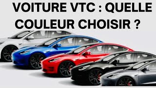 Quelle est la meilleure couleur de voiture pour VTC ?