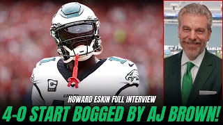 Famous Howard Eskin REACTS to AJ Brown Drama, Eagles 4-0 Start, Latest News & more! Net Worth