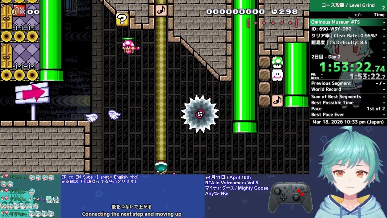 [Mario Maker 2] Ominous Museum #TS (by Lemonache1)