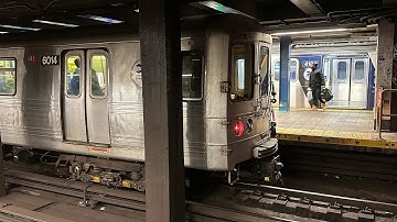 IND Fulton Street Line: (A) Express & (C) Local Trains @ Broadway Junction (R46, R179, R211A, R211T)