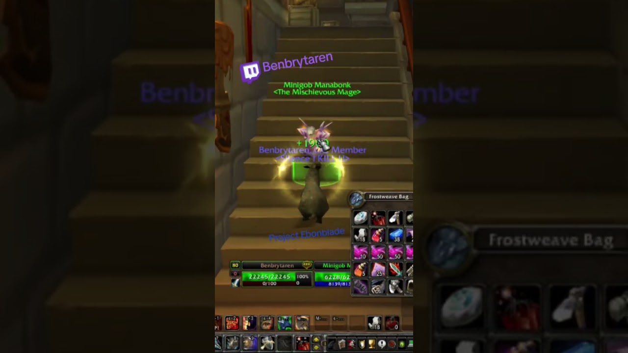 Damn you Manabonk! You are never safe, not even on private servers.... 