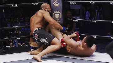 Chinese veteran "war police" locked ankle for 55 seconds, and his opponent was surrendered