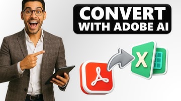 PDF GRATIS NAAR EXCEL CONVERTEREN | Adobe Acrobat AI PDF Converter Tutorial