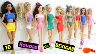 biquine #diy #bexiga #bexigacolorida #roupasparabarbie #barbiefashion