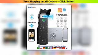 Outdoor Rim Gate Door Smart Lock Tuya Wifi App Waterproof Digital Keyless Face Recognition