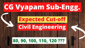 GG Vypam Sub-Engineer - 2022 | Expected Cutoff |Civil Engg. |
