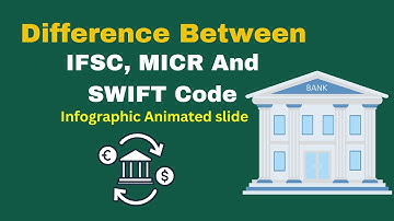 Difference between IFSC, MICR & SWIFT Code || Use of IFSC, MICR and Swift Code