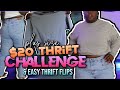 $20 Plus Size Thrift Challenge | How to Crop Cinched Waist Sweat Shirt | Fall Plus Size Thrift Haul