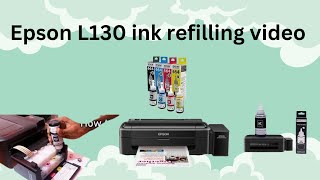 REFILL Epson L130 Ink Tank Printer LIKE A PRO!  Epson Ink Tank Printer Net Worth