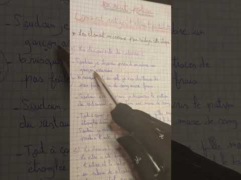 3ème année rédiger une nouvelle policière آج تعلم تكتب قصة بوليسية أحسن منهجيةl' élément perturbateur