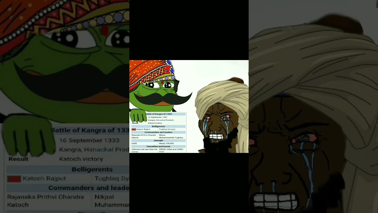 BATTLE OF KANGARA ⚔️ || Katoch Rajput Vs Tughlaq Army ||