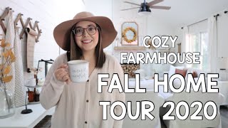 FALL HOME TOUR 2020 | COZY FARMHOUSE DECOR | DECORATE FOR FALL #WITHME