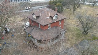 ABANDONED Edwardian classical farmhouse built in 1925 and left forgotten for years.