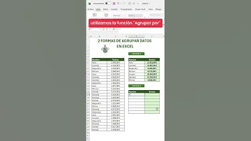 2 OPCIONES PARA SUMAR Y AGRUPAR TUS DATOS EN EXCEL