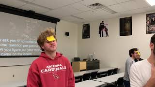Introduction to Cinema class: first day