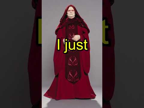 Palpatine Likes Red Starwars Palpatine Lightsaber Impression 