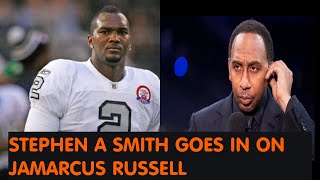 STEPHEN A SMITH CLOWNS JAMARCUS RUSSELL RETURNING TO NFL, WHY YOU AT THEM COLLEGES BOY EXPLAINED!